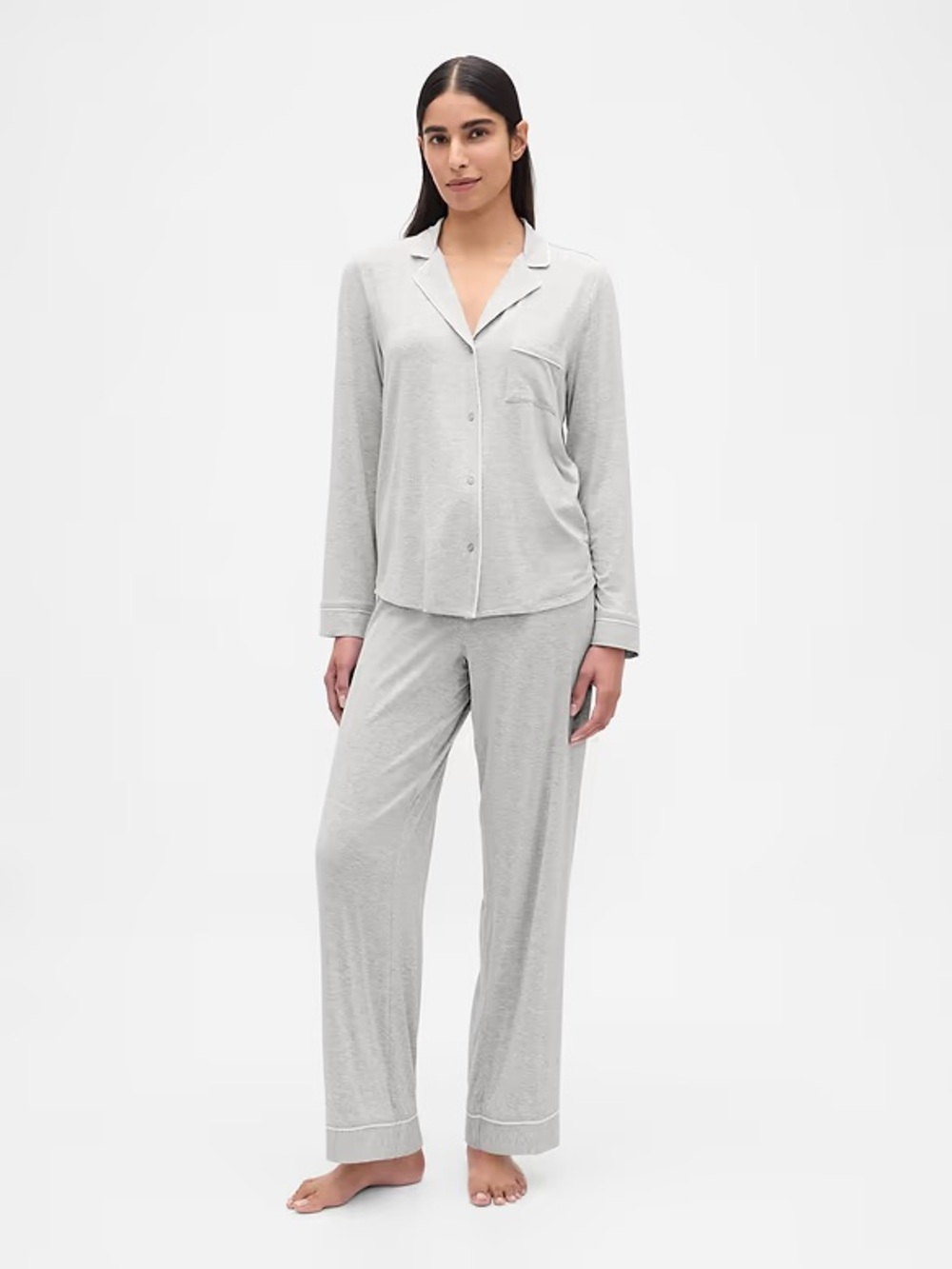 Gap | Women’s Grey SoftMade Modal Pajama Set